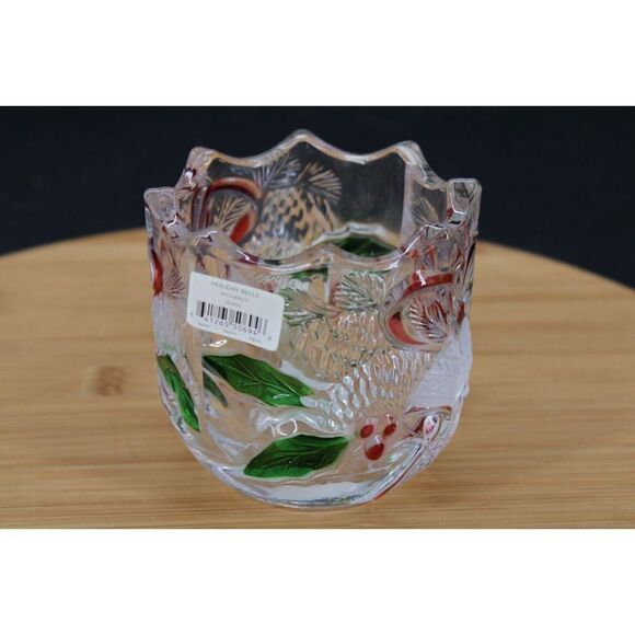 CELEBRATIONS by MIKASA Holiday Bells Collection Votive Candle Holder NIB - Picture 3 of 8